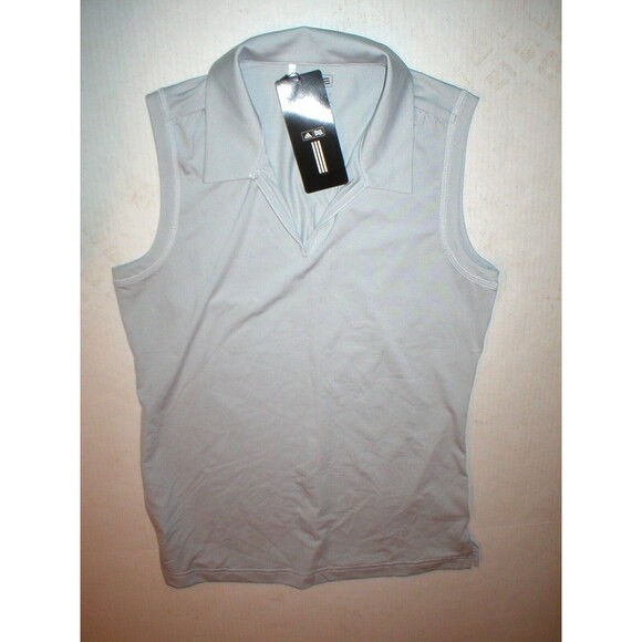 NWT $120 New Adidas Golf Polo 2 Top Small Womens Purple Tennis Lot Silver S Tops - Picture 1 of 11